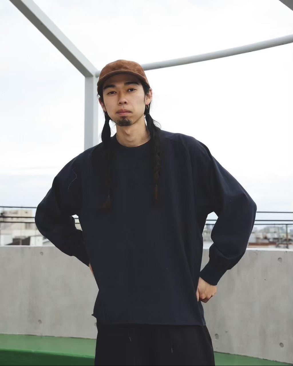 Freedom LongSleeve Tshirt／Harold (Ivory)