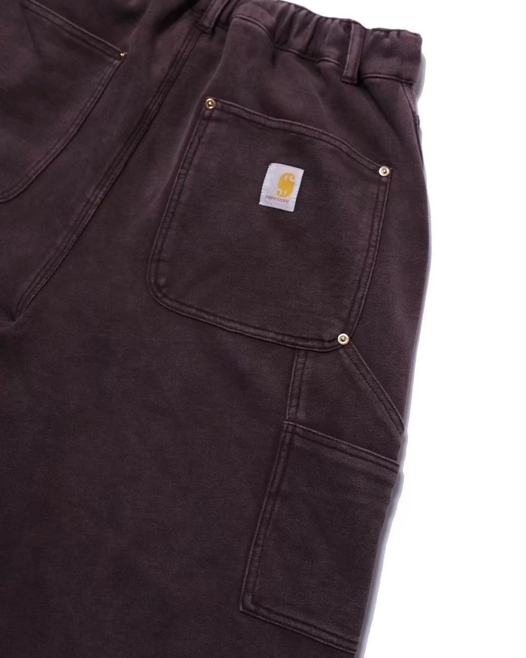 Double Knee Pants / Huey (Faded Black)