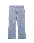 FlowerDenimFriscoPants／Barnes.FW (SMOKEBLUE)