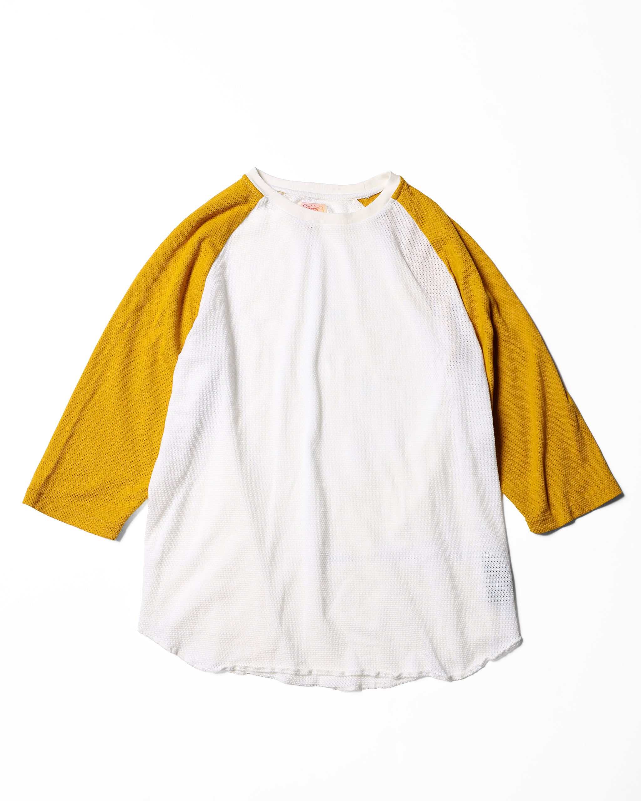 HACHINOS Commemorative Tricot Mesh Combi Raglan / Combee (Faded White/Yellow)