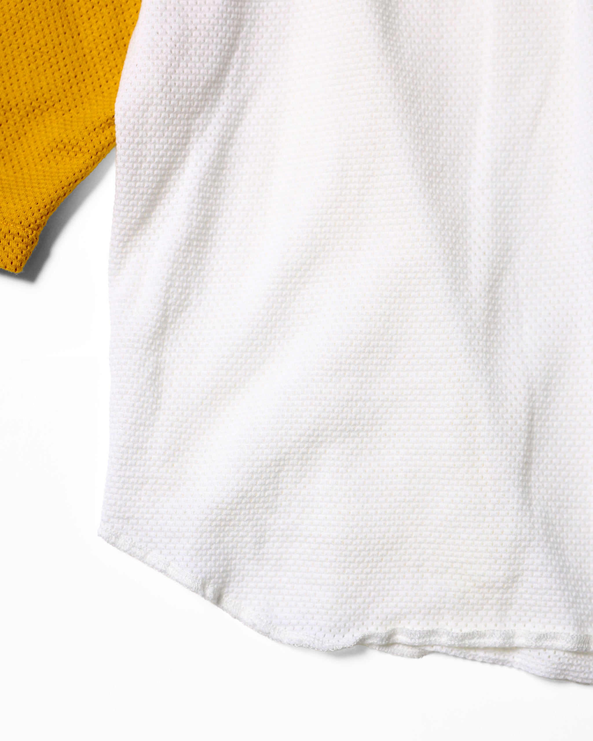 HACHINOS Commemorative Tricot Mesh Combi Raglan / Combee (Faded Yellow/White)