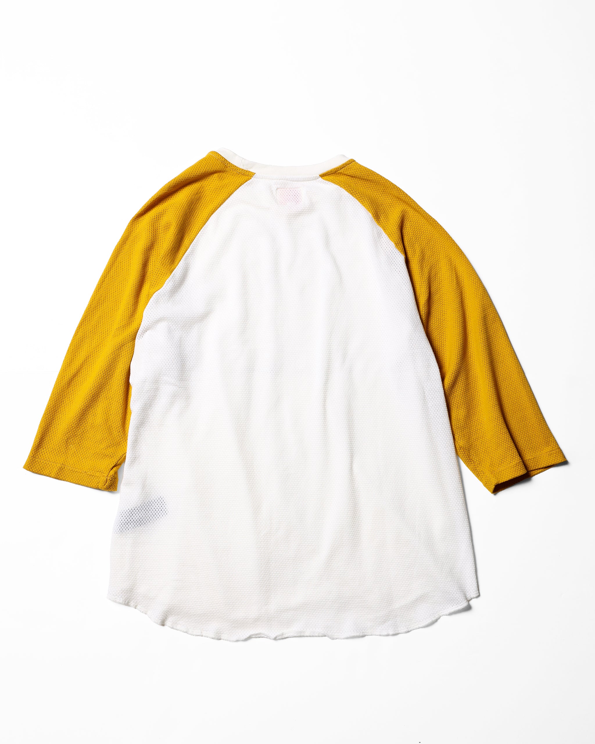 HACHINOS Commemorative Tricot Mesh Combi Raglan / Combee (Faded Yellow/White)