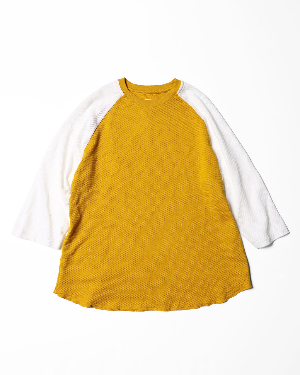 HACHINOS Commemorative Tricot Mesh Combi Raglan / Combee (Faded Yellow/White)