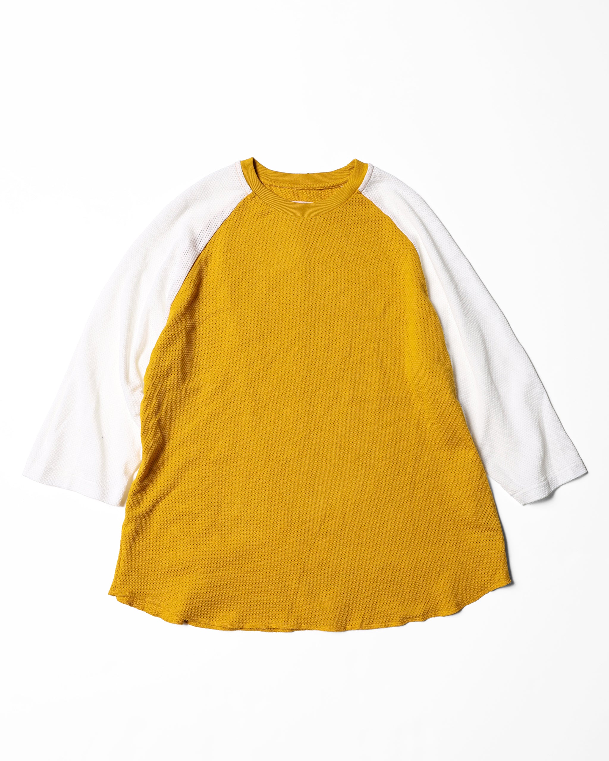 HACHINOS Commemorative Tricot Mesh Combi Raglan / Combee (Faded Yellow/White)