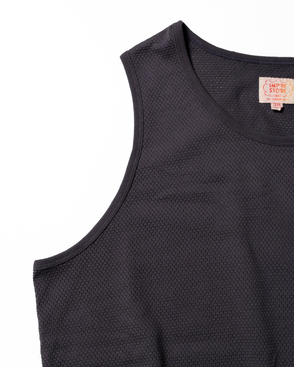 Tricot Mesh Tank Top / Brock (Charcoal)
