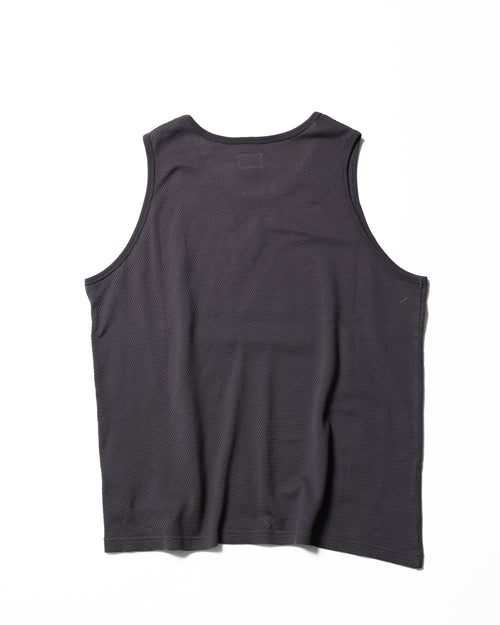 Tricot Mesh Tank Top / Brock (White)