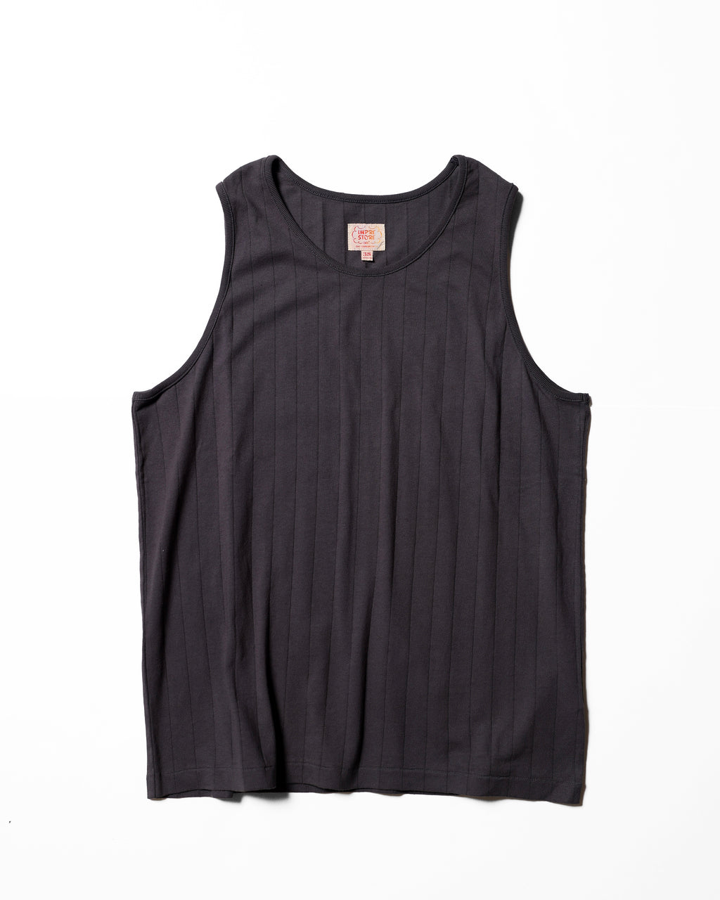 Needle Pulling Tank Top / Misty (Charcoal)