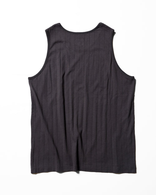 Needle Pulling Tank Top / Misty (White)