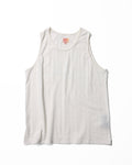 Needle Pulling Tank Top / Misty (White)