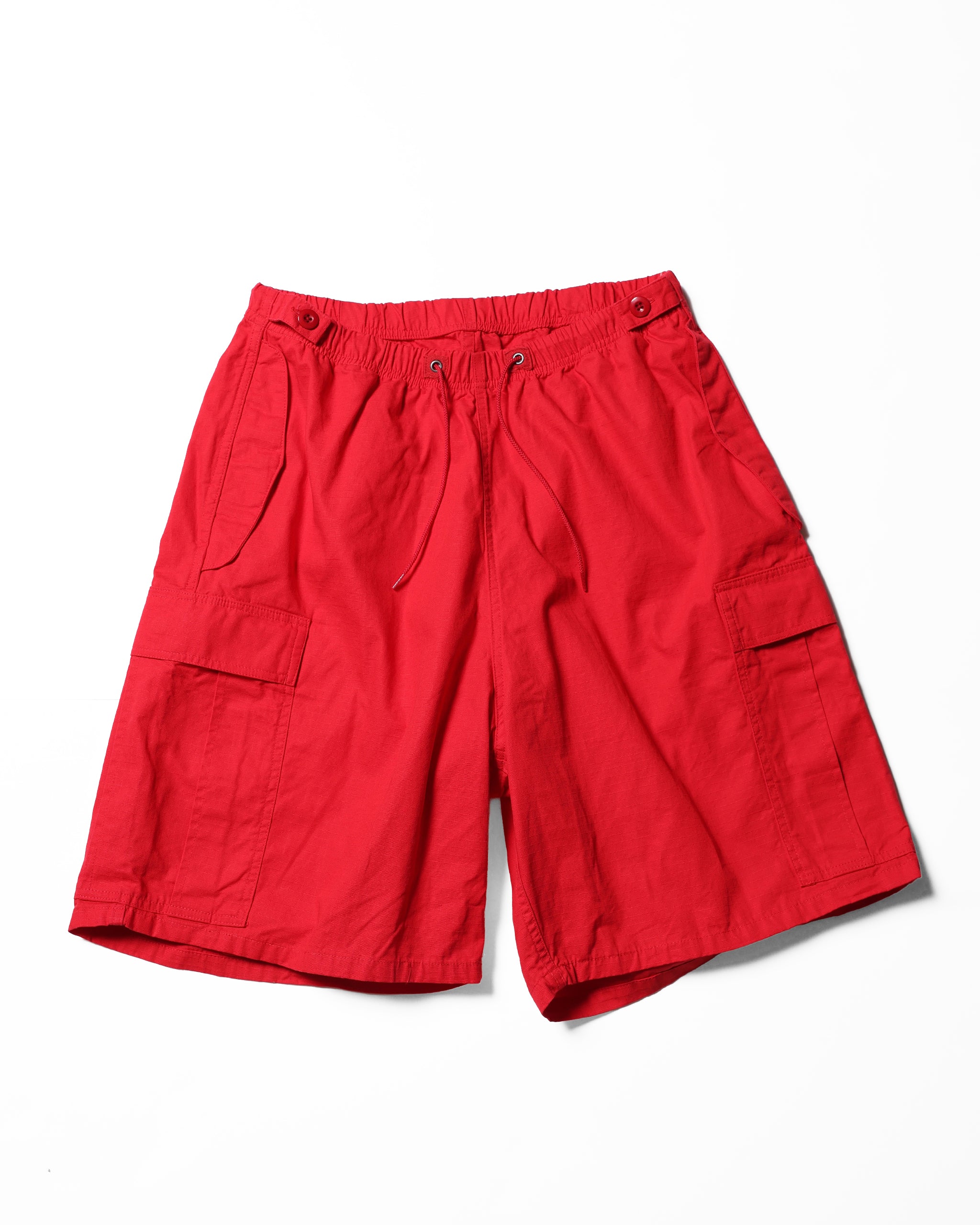 Easy Trousers Shorts / Randy shorts-rip (Red)