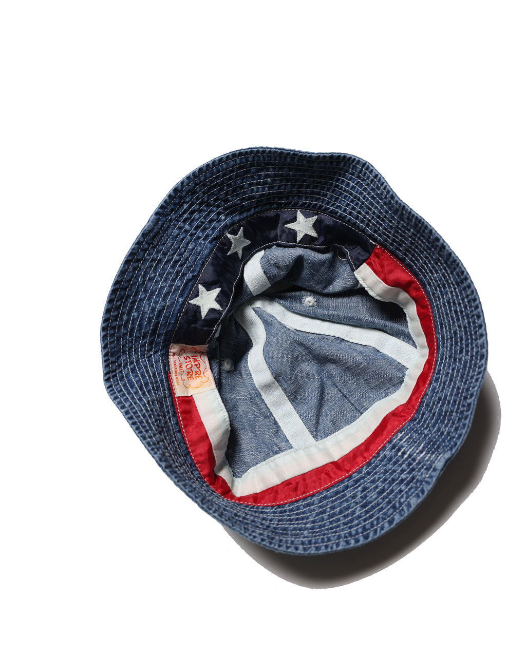 Utility　Denim Hat stars & stripes　Pinst★ripe ／ Spector-6.5oz★ (★Onewash)