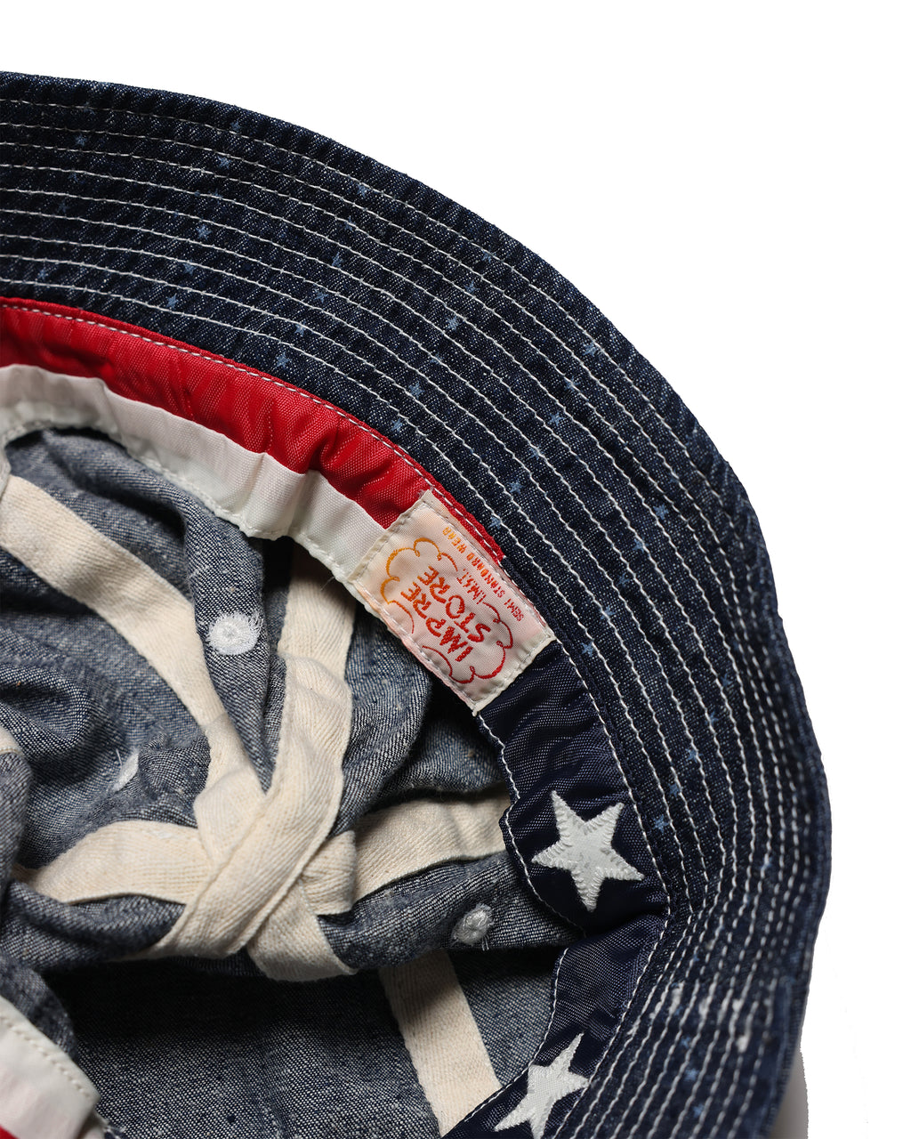 Utility　Denim Hat stars & stripes　Pinst★ripe ／ Spector-6.5oz★ (★Onewash)