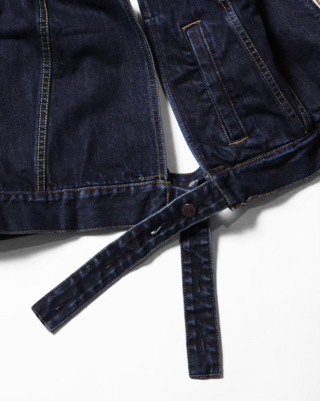 DenimTruckerVest／Taylor (Black)