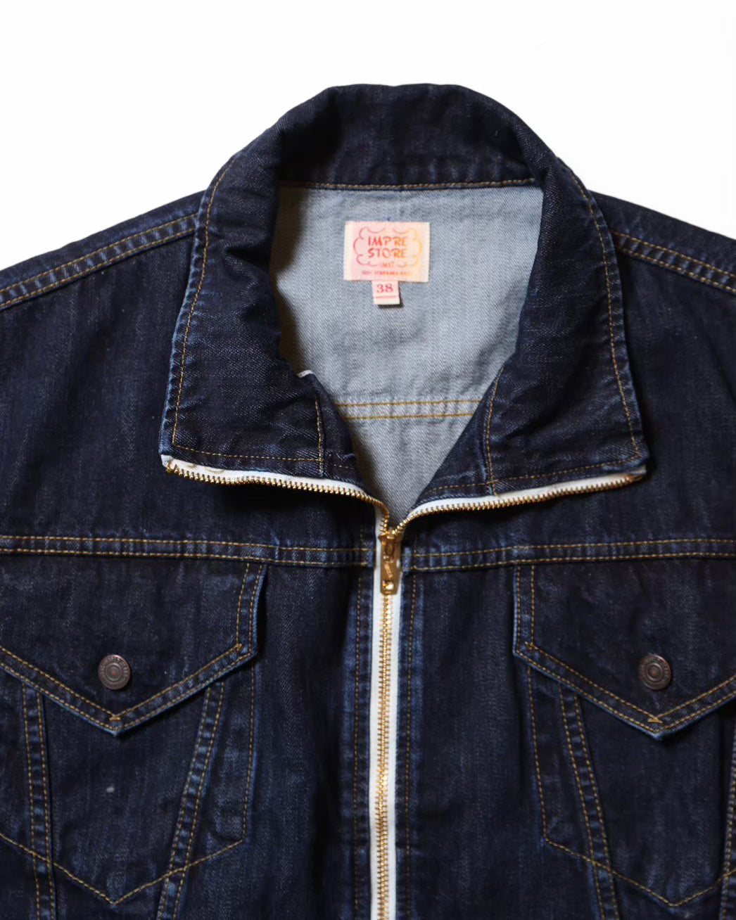 DenimTruckerVest／Taylor (Black)