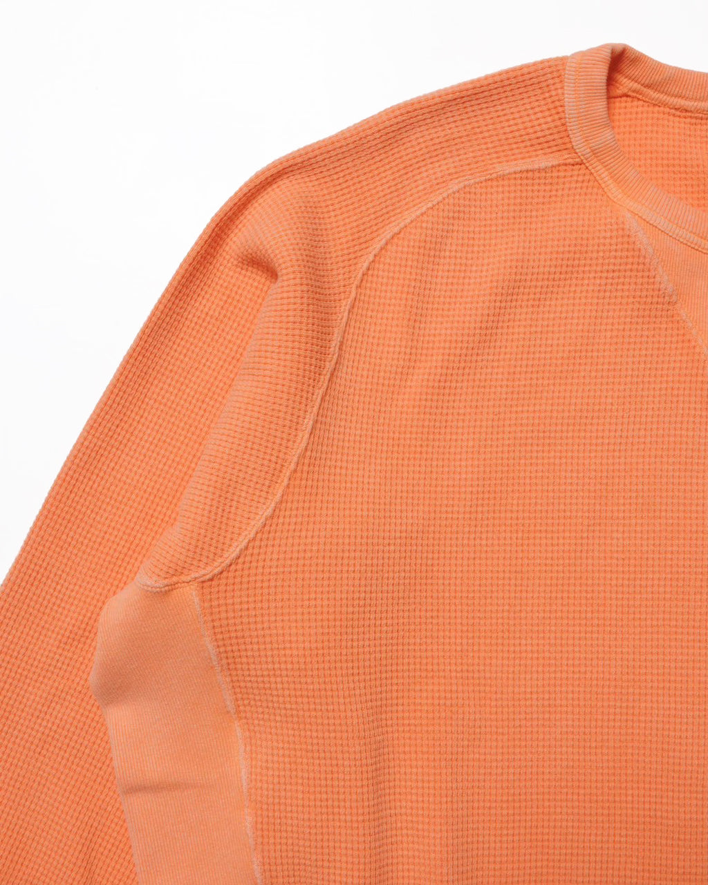 Thermal long tee-vintage dye / SULLY -Faded vintage dye (Orange)