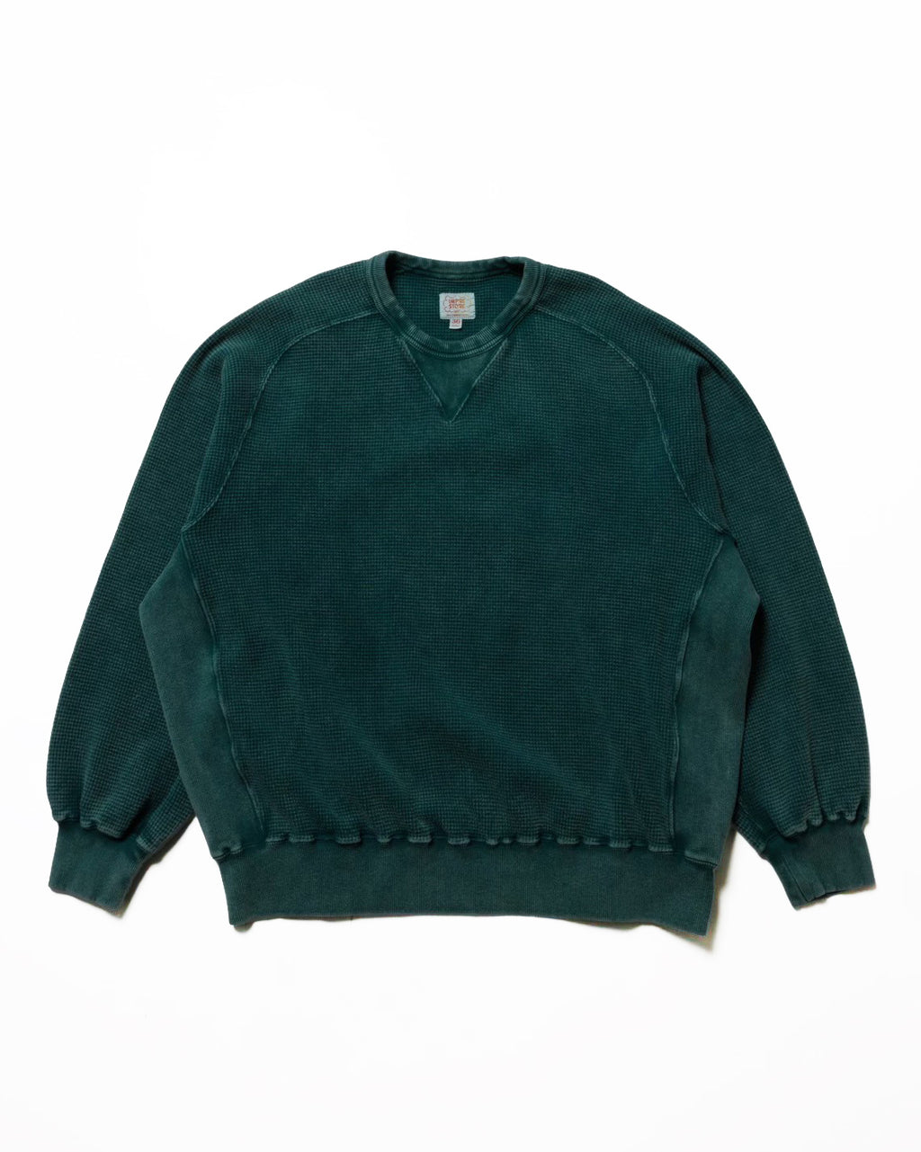 Thermal long tee-vintage dye / SULLY -Faded vintage dye (Green)