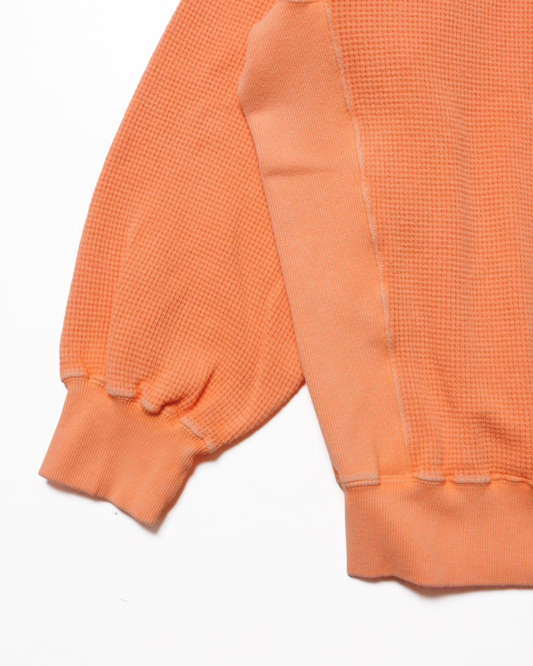 Thermal long tee-vintage dye / SULLY -Faded vintage dye (Orange)