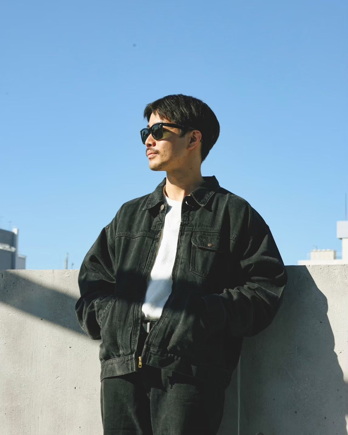12.5ozDenimJacket／Gator (Black)