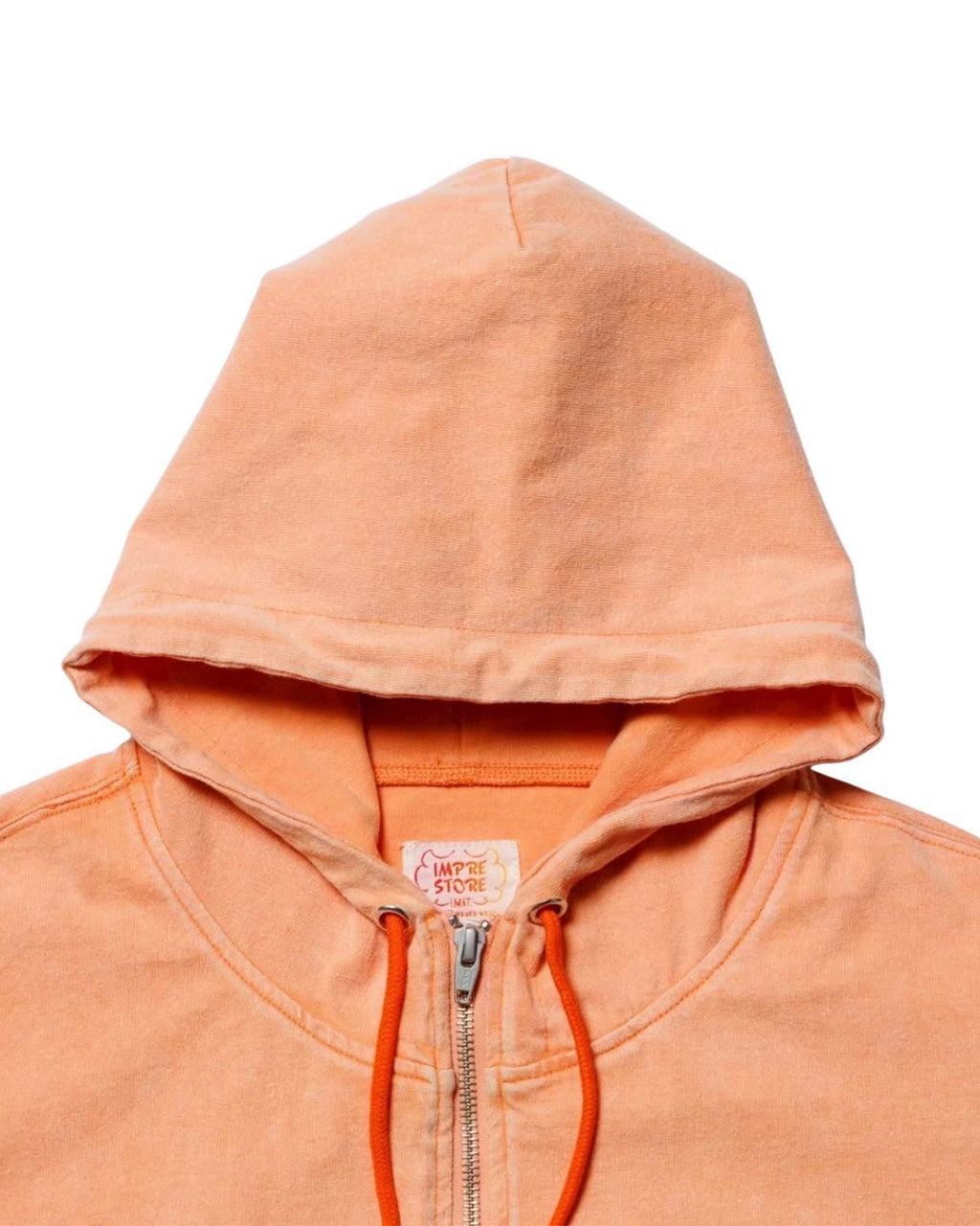Zip hoodie separate pocket / Thompson t-cloth V.D (Heather Gray)