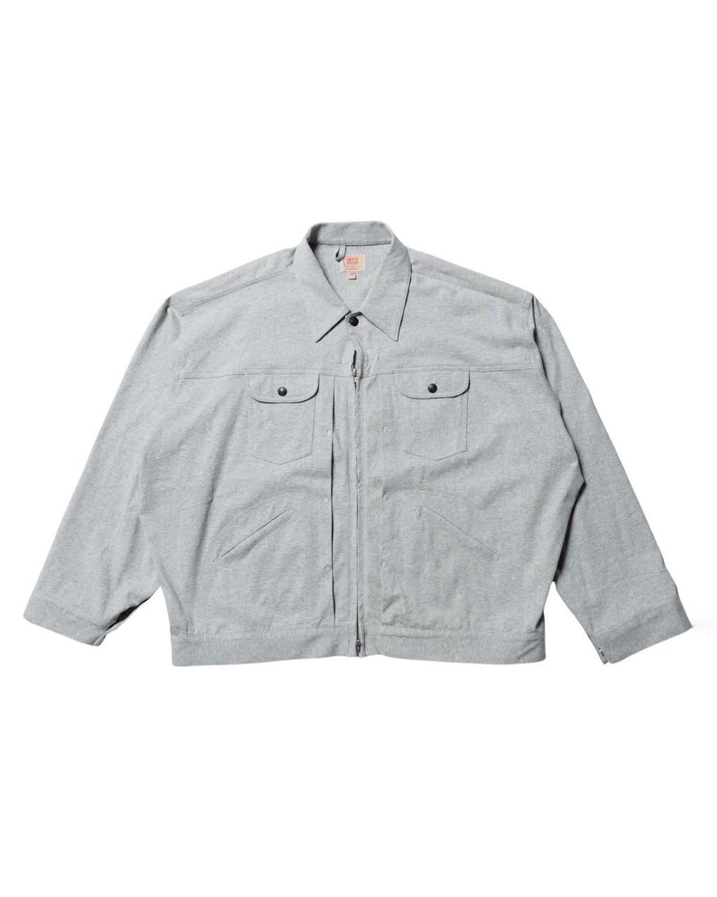 ZIP JACKET / Ginny t-cloth V.D (Heather Gray)