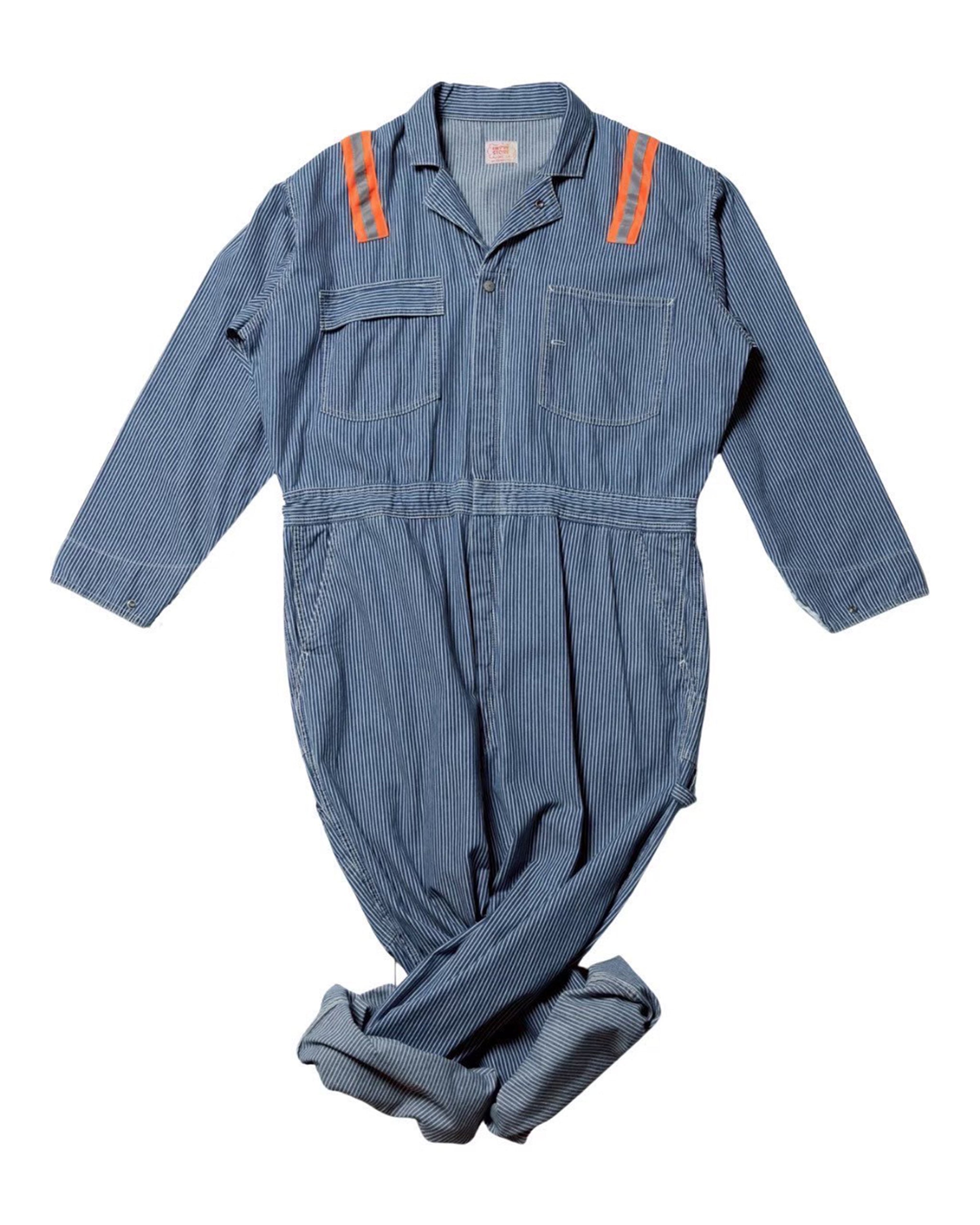 6.5oz Denim Jumpsuit / Chalky-6.5oz Denim (Hickory)