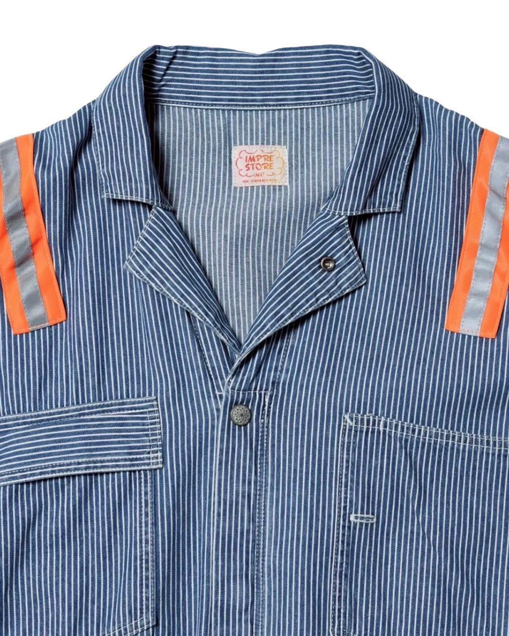 6.5oz Denim Jumpsuit / Chalky-6.5oz Denim (Hickory)