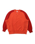 Thermal long tee-vintage dye / SULLY -Faded vintage dye (Red×Orange)