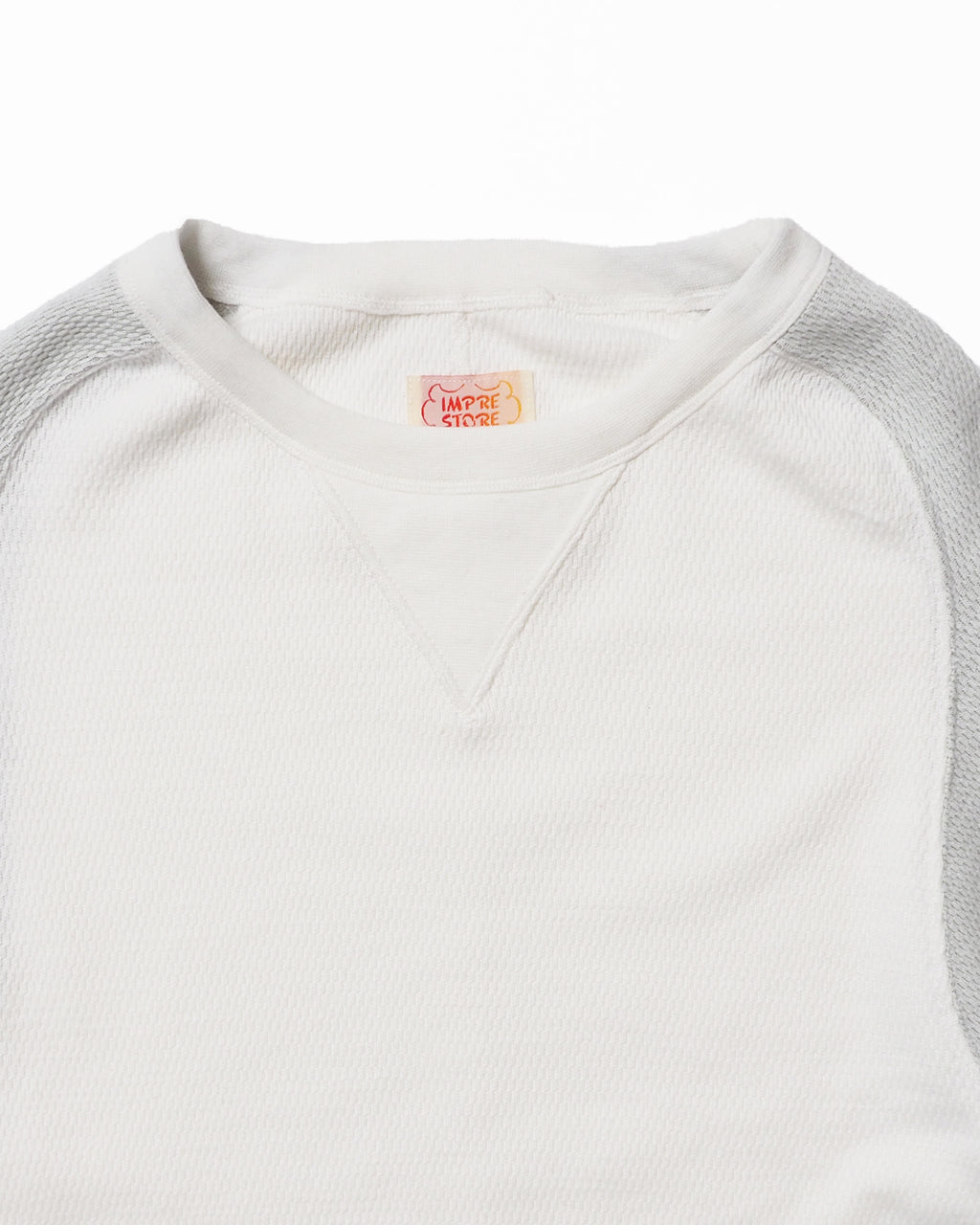 Honeycomb Thermal Freedom L/S Tee / Nelson (White×Gray)