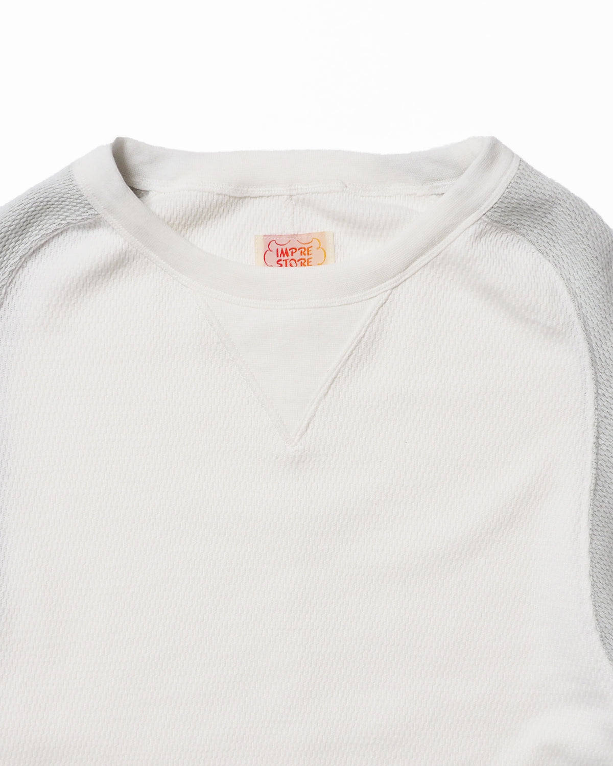 Honeycomb Thermal Freedom L/S Tee / Nelson (White×Gray)
