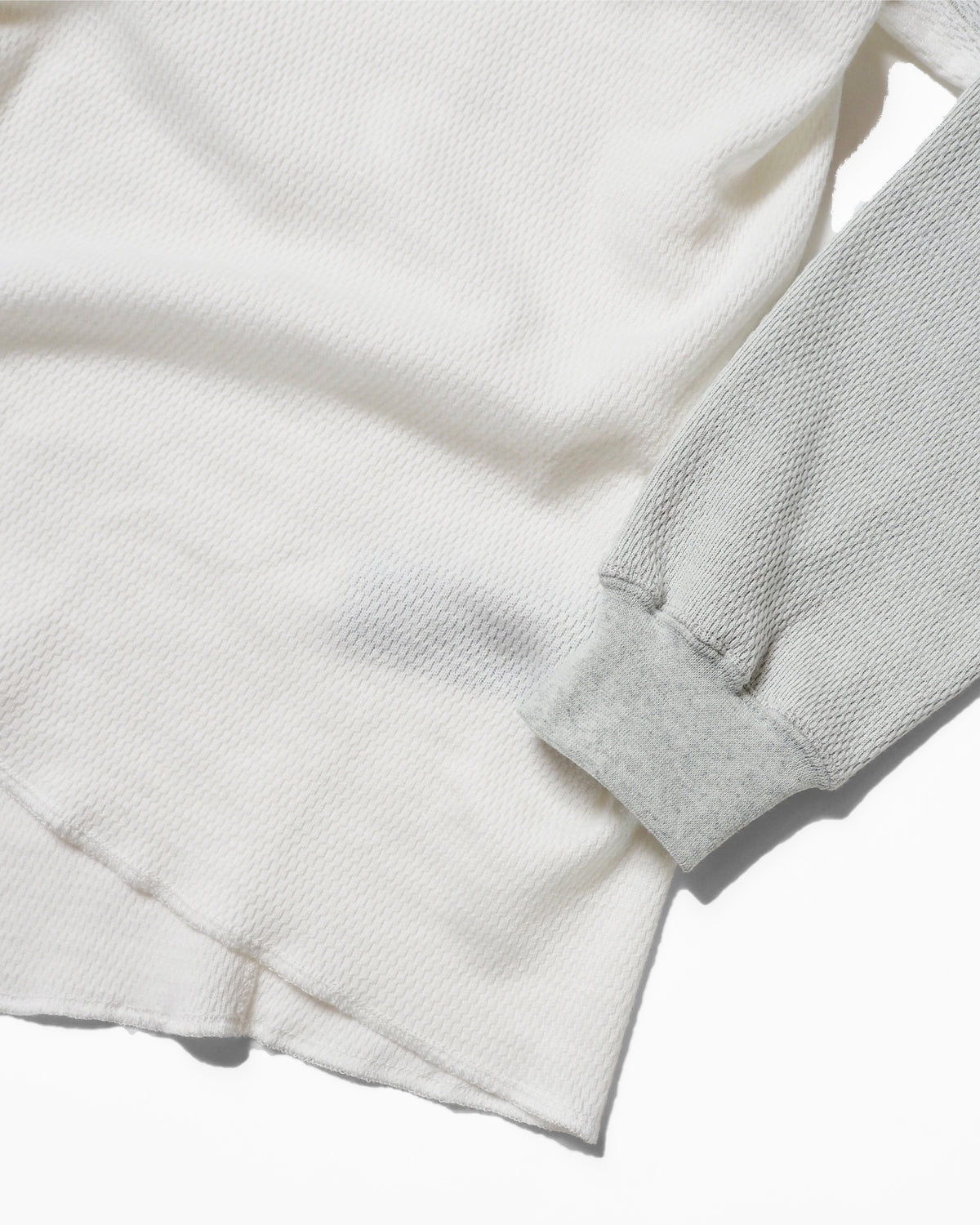 Honeycomb Thermal Freedom L/S Tee / Nelson (White×Gray)