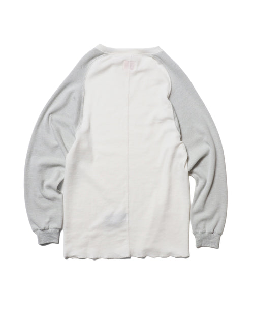 Honeycomb Thermal Freedom L/S Tee / Nelson (White×Gray)