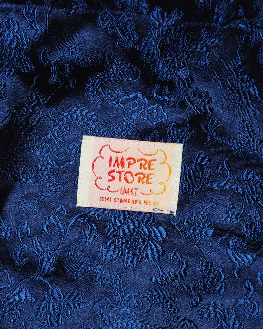 Effects Bag / Serge-Taiwanese Qipao Fabric (Blue)
