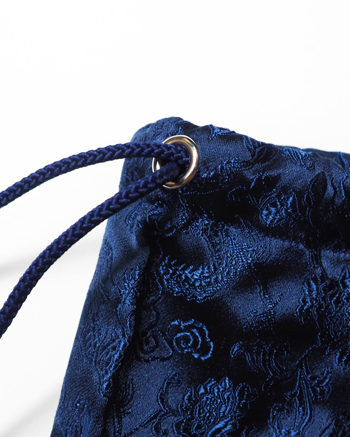 Effects Bag / Serge-Taiwanese Qipao Fabric (Blue)