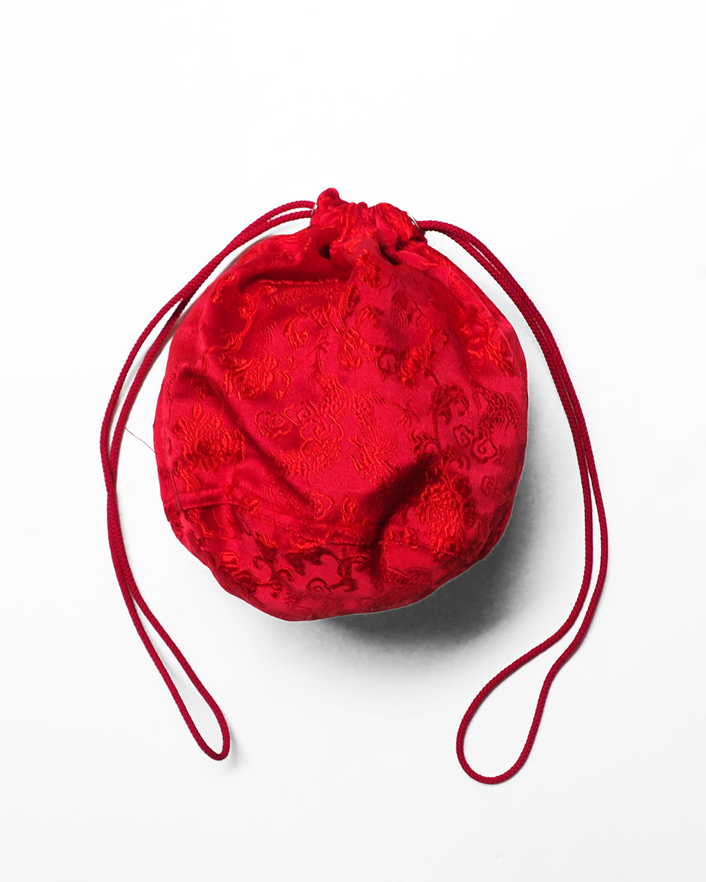 Effects Bag / Serge-Taiwanese Qipao Fabric (Red)