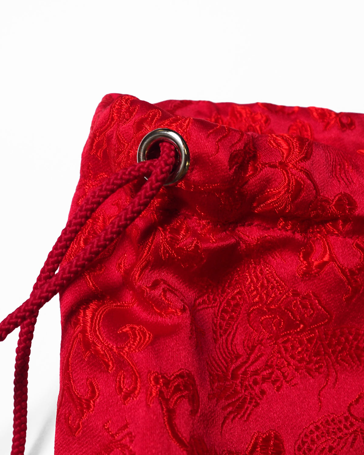 Effects Bag / Serge-Taiwanese Qipao Fabric (Red)