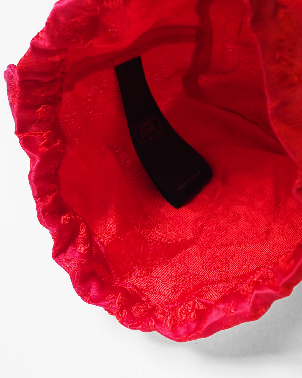 Effects Bag / Serge-Taiwanese Qipao Fabric (Red)