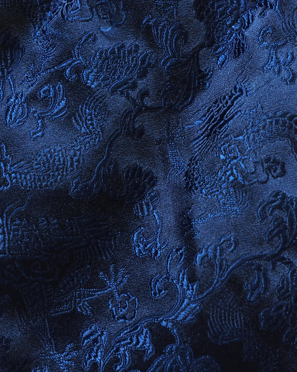 Effects Bag / Serge-Taiwanese Qipao Fabric (Blue)