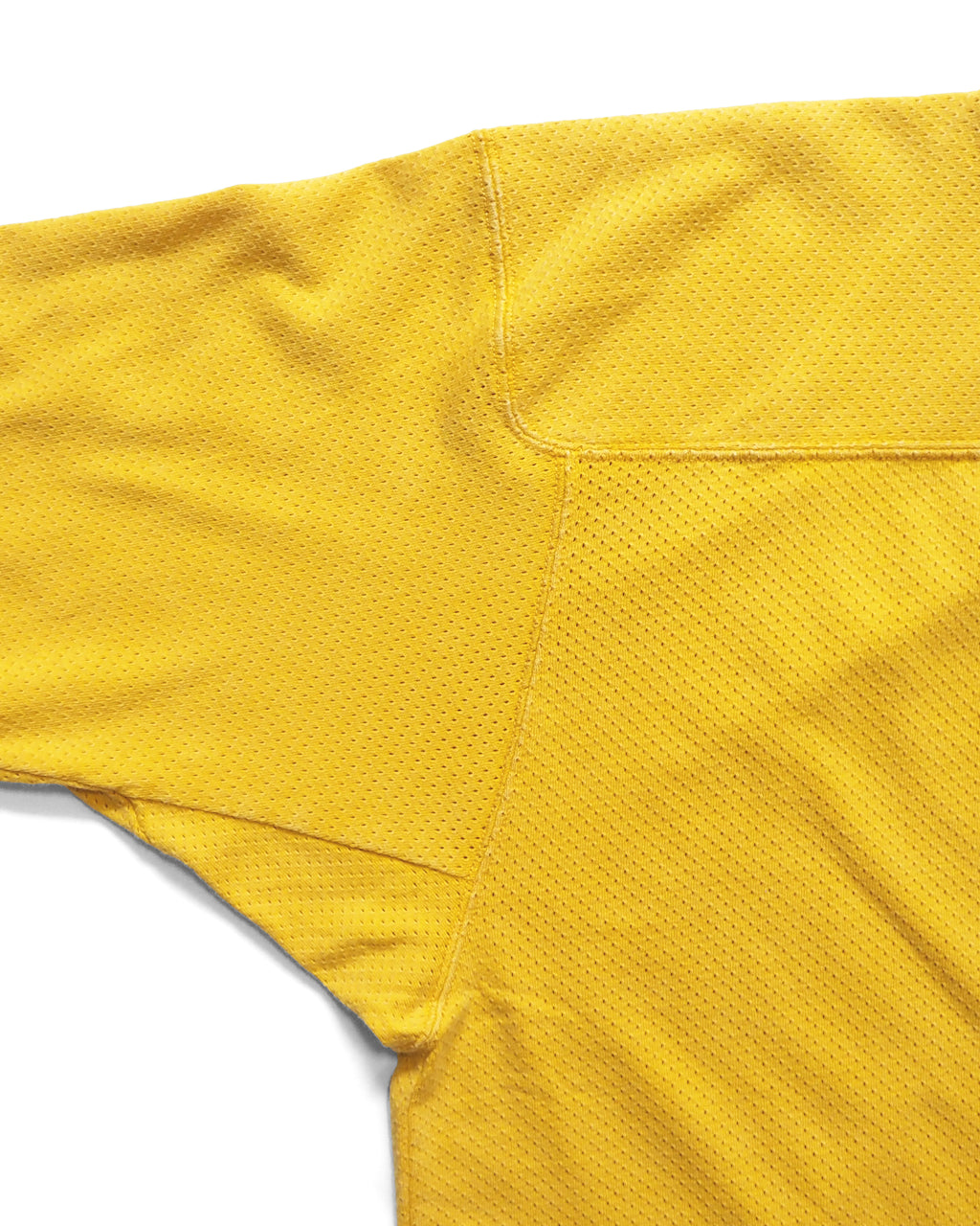 Football 3/4sleeves with sleeve lines / Bull-mesh t-cloth V.D (faded Yellow)