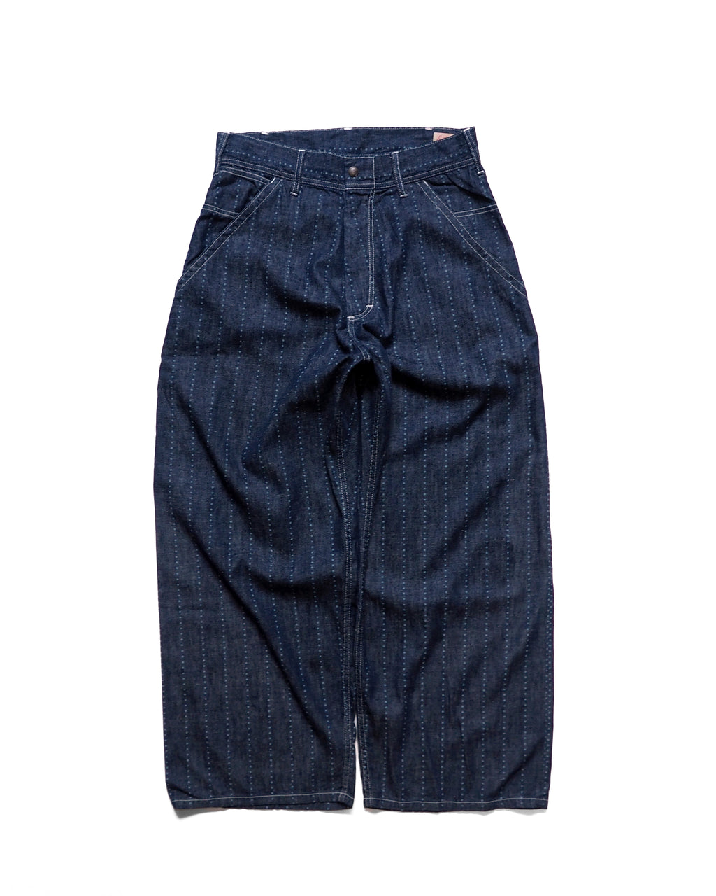 Painter pants (6.5oz selvedge denim)Pinst★ripe / BIFF-6.5oz★ (Blue Denim ★Onewash )