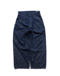 Painter pants (6.5oz selvedge denim)Pinst★ripe / BIFF-6.5oz★ (Blue Denim ★Onewash )