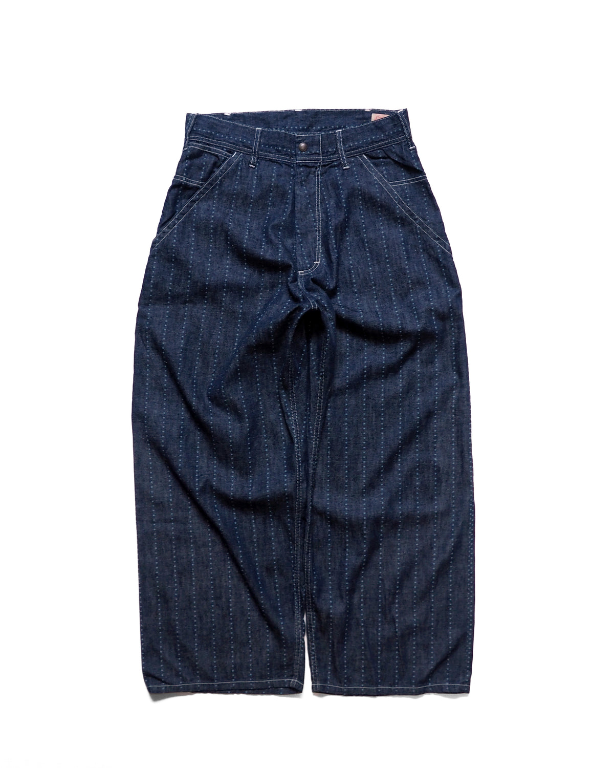 Painter pants (6.5oz selvedge denim)Pinst★ripe / BIFF-6.5oz★ (Blue Denim ★Onewash )