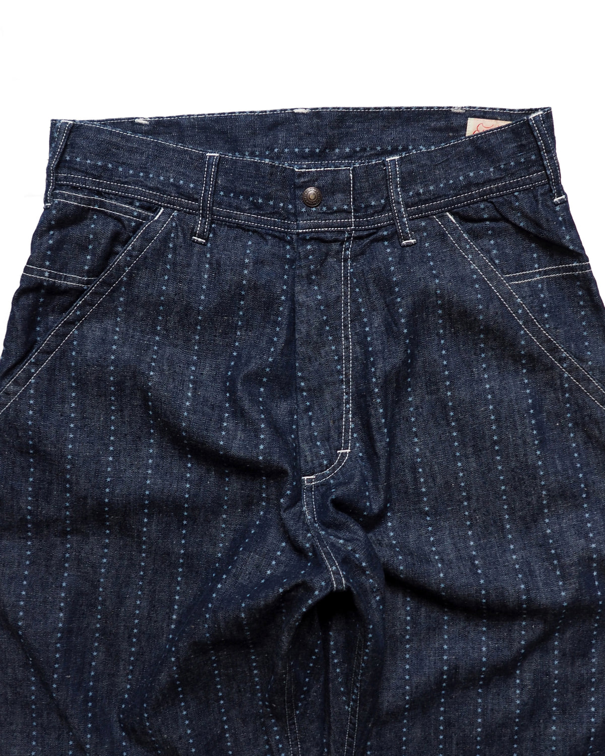 Painter pants (6.5oz selvedge denim)Pinst★ripe / BIFF-6.5oz★ (Blue Denim ★Onewash )
