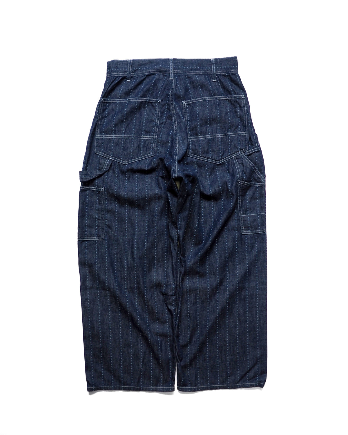 Painter pants (6.5oz selvedge denim)Pinst★ripe / BIFF-6.5oz★ (Blue Denim ★Onewash )