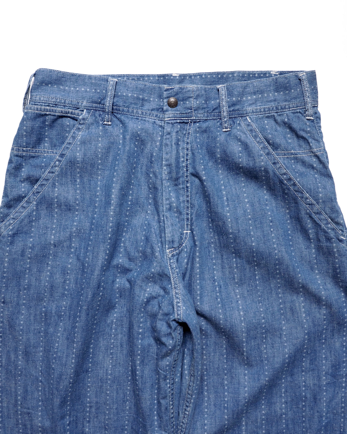 Painter pants (6.5oz selvedge denim)Pinst★ripe / BIFF-6.5oz★ (Blue Denim ★Vintagewash,Blue)