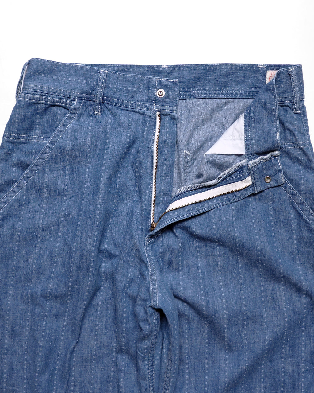 Painter pants (6.5oz selvedge denim)Pinst★ripe / BIFF-6.5oz★ (Blue Denim ★Vintagewash,Blue)