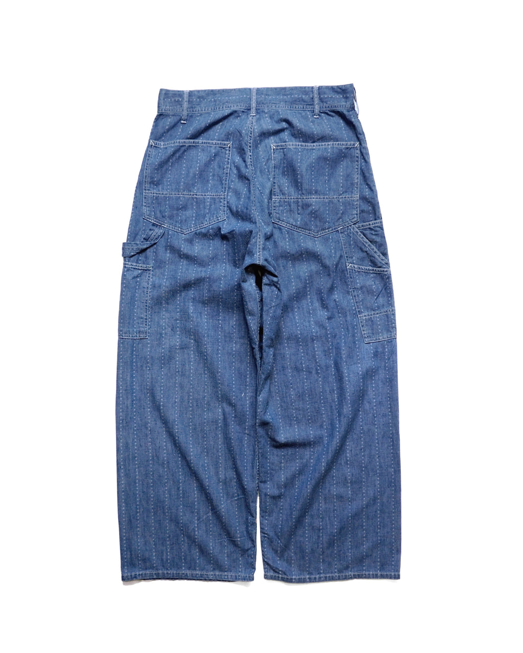 Painter pants (6.5oz selvedge denim)Pinst★ripe / BIFF-6.5oz★ (Blue Denim ★Vintagewash,Blue)