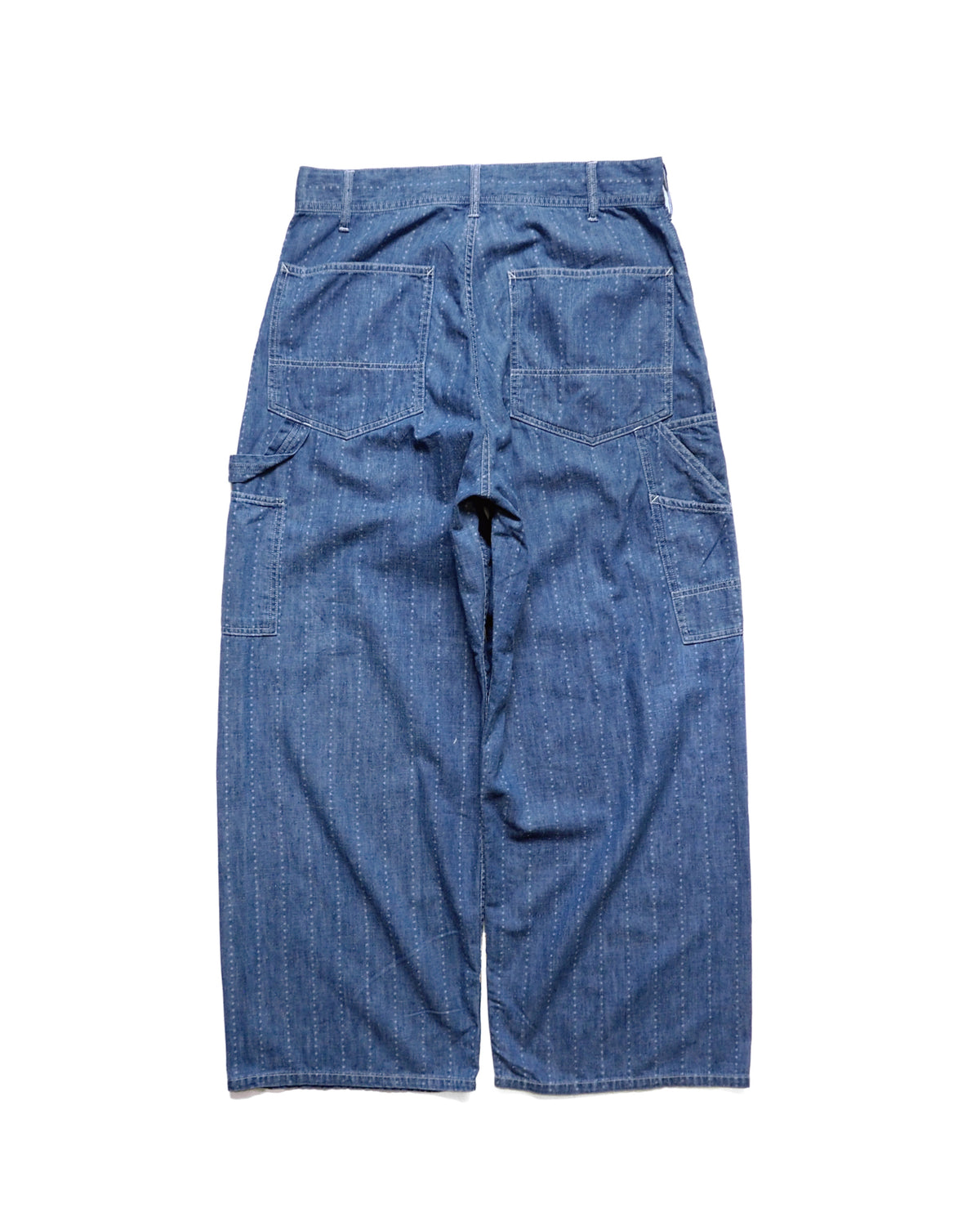Painter pants (6.5oz selvedge denim)Pinst★ripe / BIFF-6.5oz★ (Blue Denim ★Vintagewash,Blue)