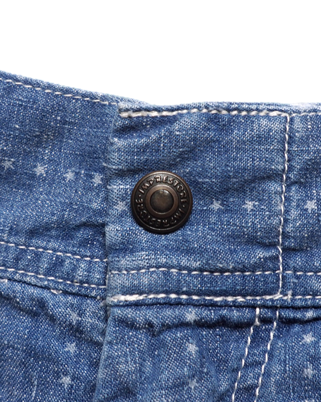 Painter pants (6.5oz selvedge denim)Pinst★ripe / BIFF-6.5oz★ (Blue Denim ★Vintagewash,Blue)