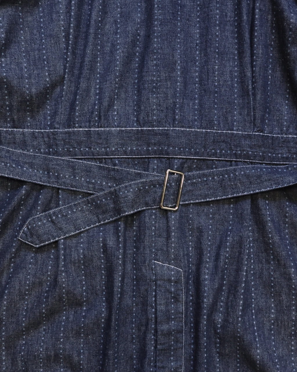 Shop coat(6.5oz selvedge denim)Pinst★ripe / Mario-6.5oz★ (Onewash)
