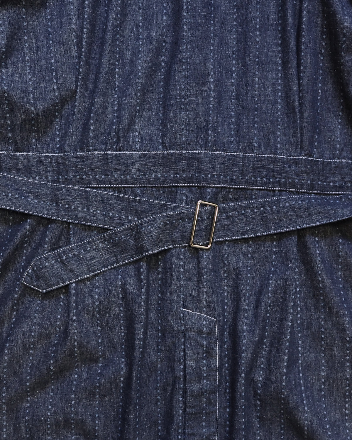 Shop coat(6.5oz selvedge denim)Pinst★ripe / Mario-6.5oz★ (Onewash)